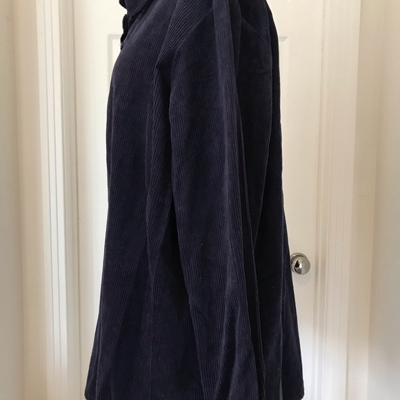 Navy Corduroy Button Down - Picture 3 of 6